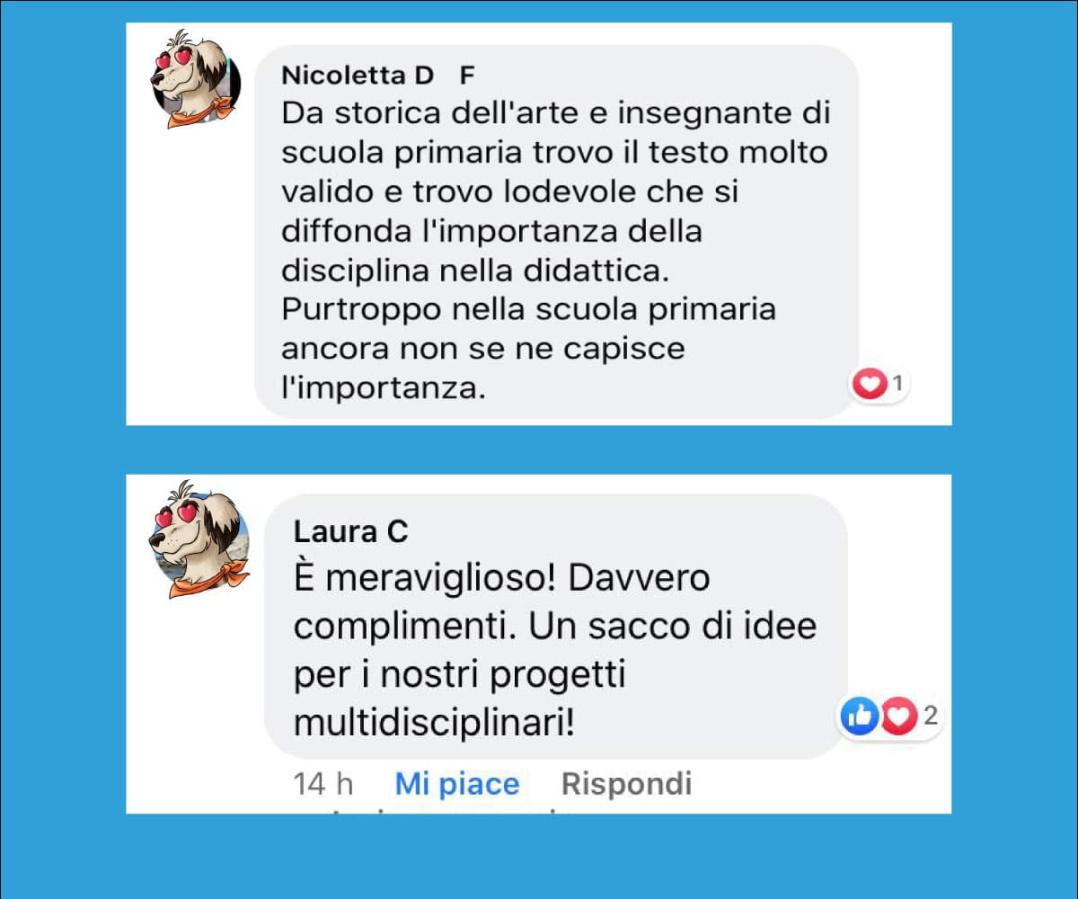 Recensioni e commenti sulla guida "Imparare davanti a un quadro"