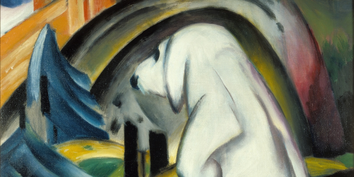 Cane bianco, Franz Marc