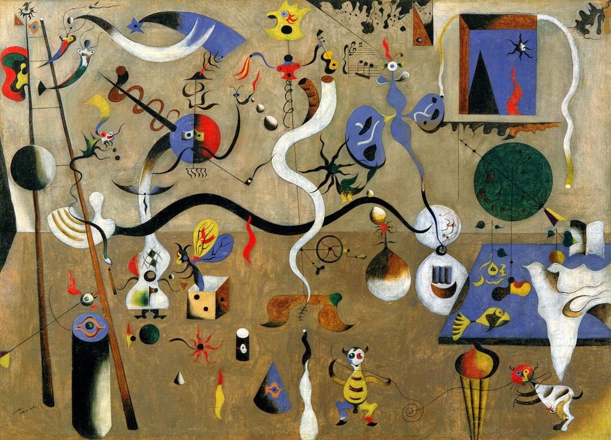 Il Carnevale di Arlecchino, opera di Joan Miró del 1924-1925