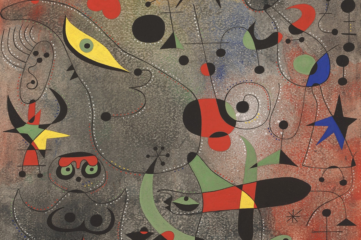 Risveglio al mattino presto, opera di Joan Miró del 1941