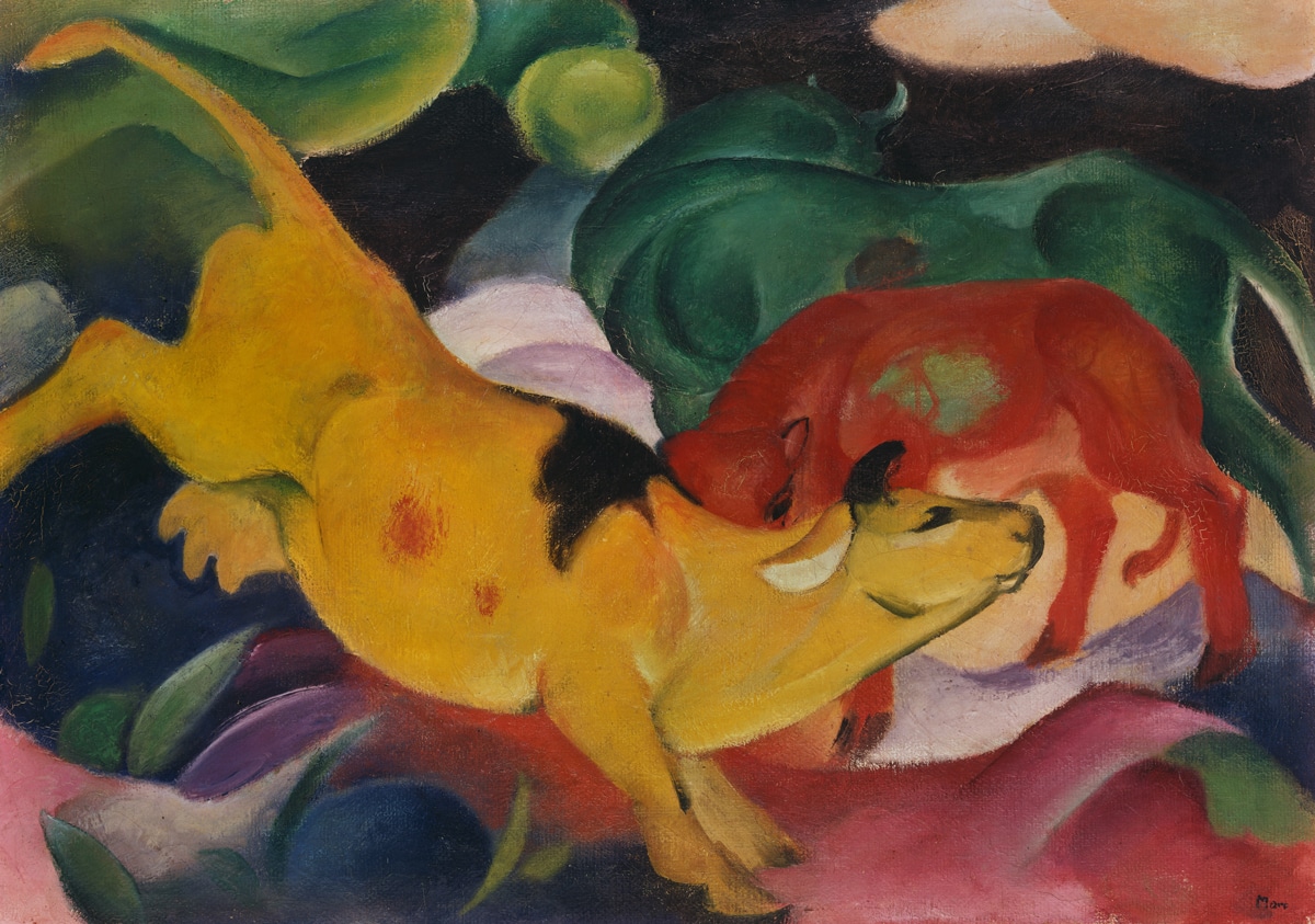 Mucca gialla, Franz Marc