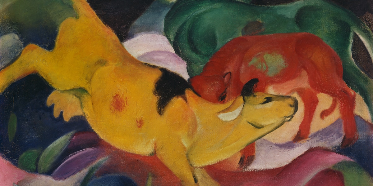 Mucca gialla, Franz Marc