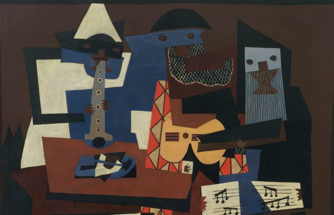 Picasso, Tre musicisti - 1921 Question Image