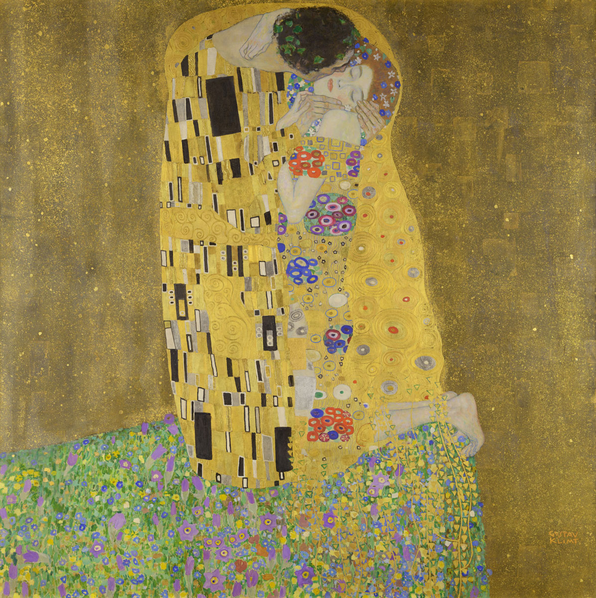 "Il bacio", celebre opere dell'austriaco Gustav Klimt