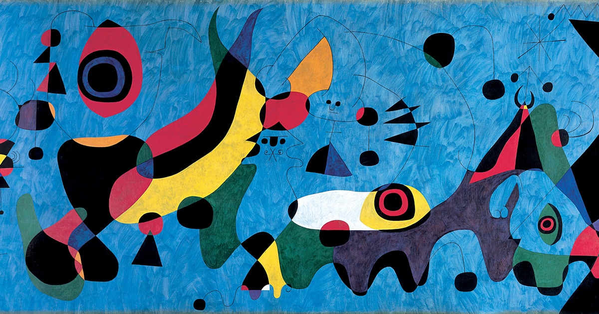 Murale per il Terrace Plaza Hotel di Cincinnati, opera di Joan Miró del 1947