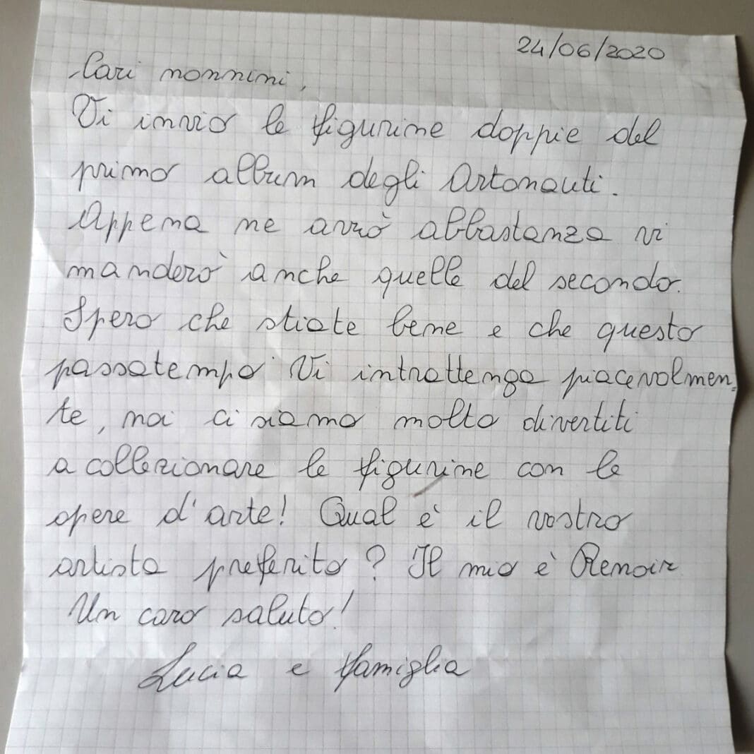 Le lettere consegnate alla residenza Le Rose di Lozzo Atestino
