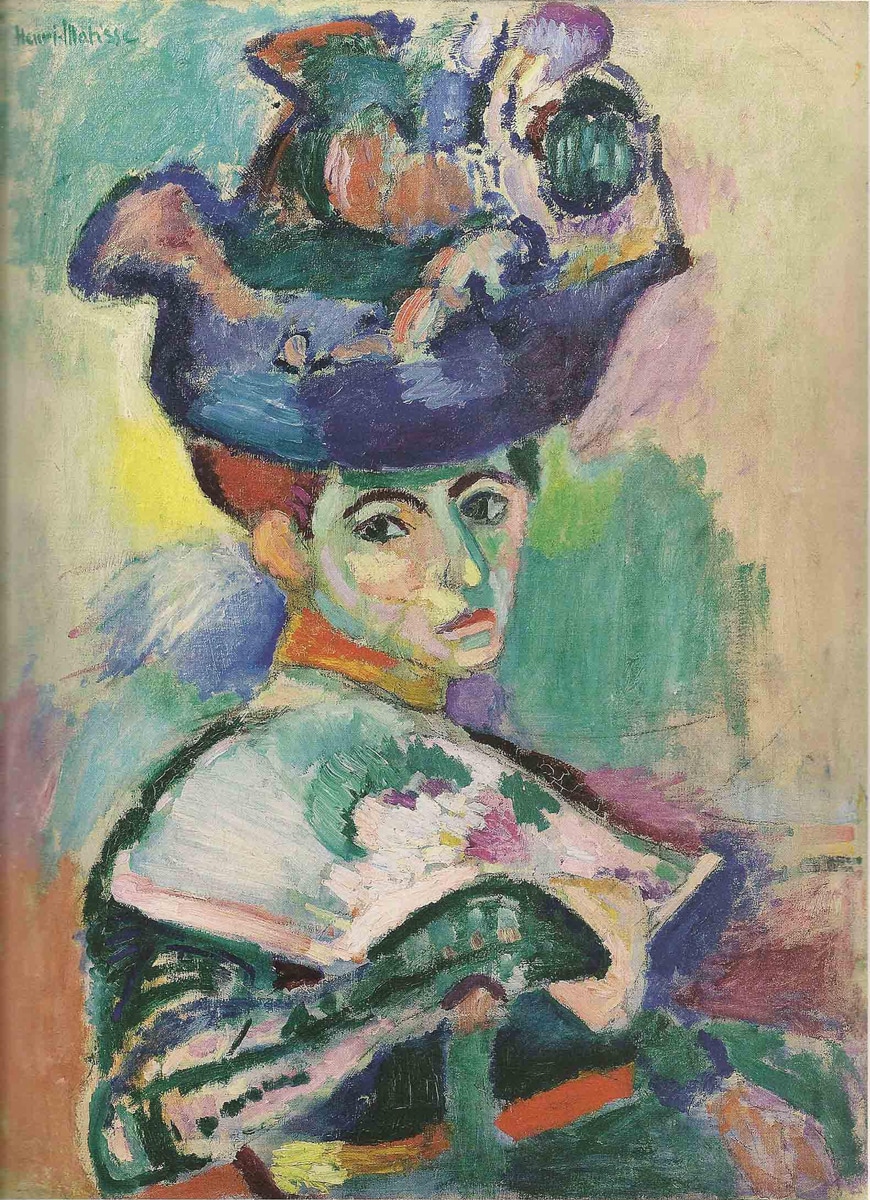 Donna con cappello, opera di Henri Matisse del 1905