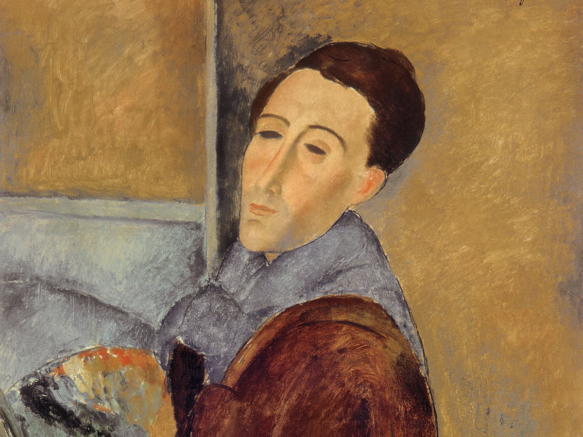 Autoritratto di Amedeo Modigliani, 1919