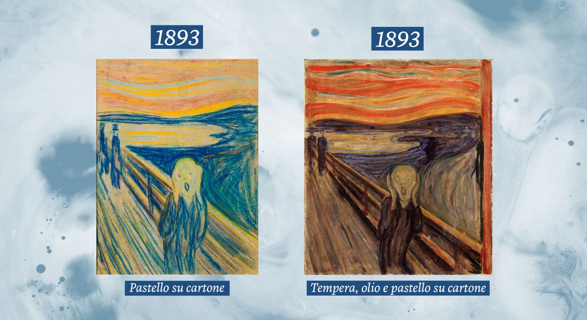 Urlo di Munch - Le prime due versioni