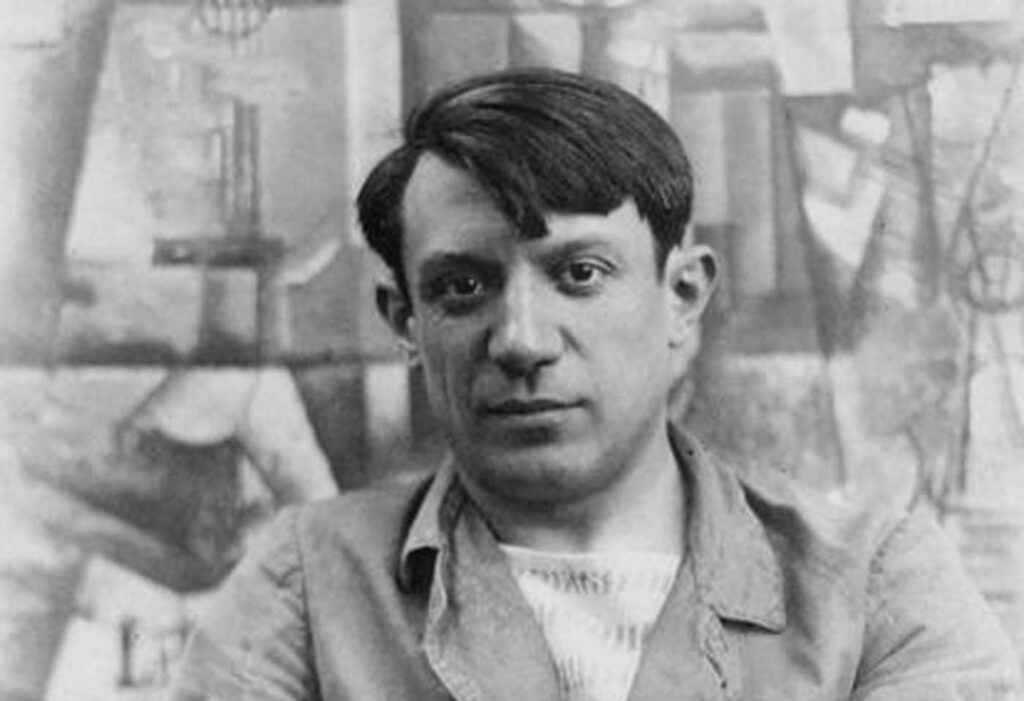 Fotografia di Pablo Picasso nell'estate del 1912