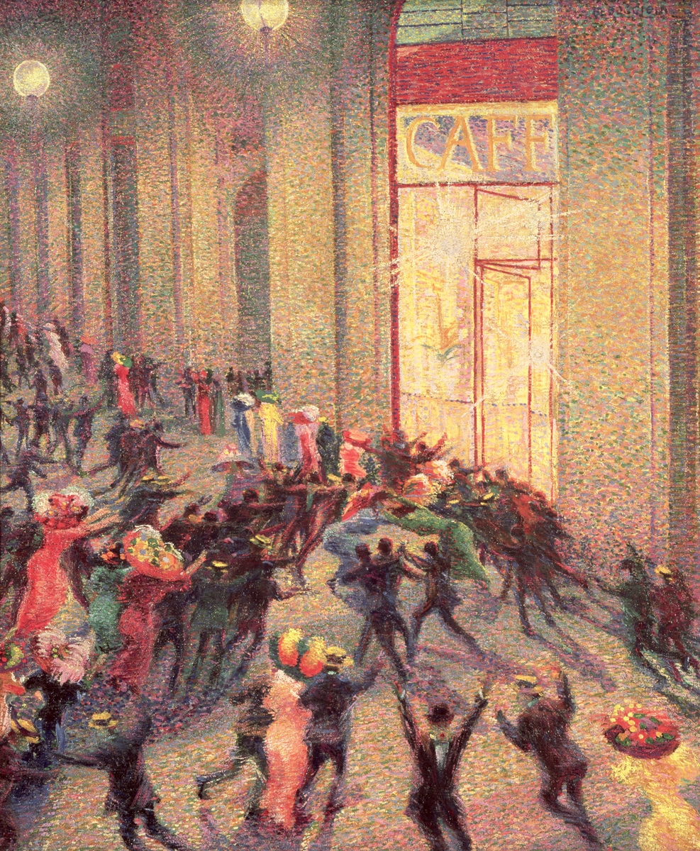 Rissa in galleria, opera di Umberto Boccioni del 1910