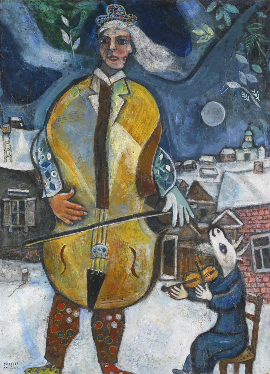 Il violoncellista di Marc Chagall